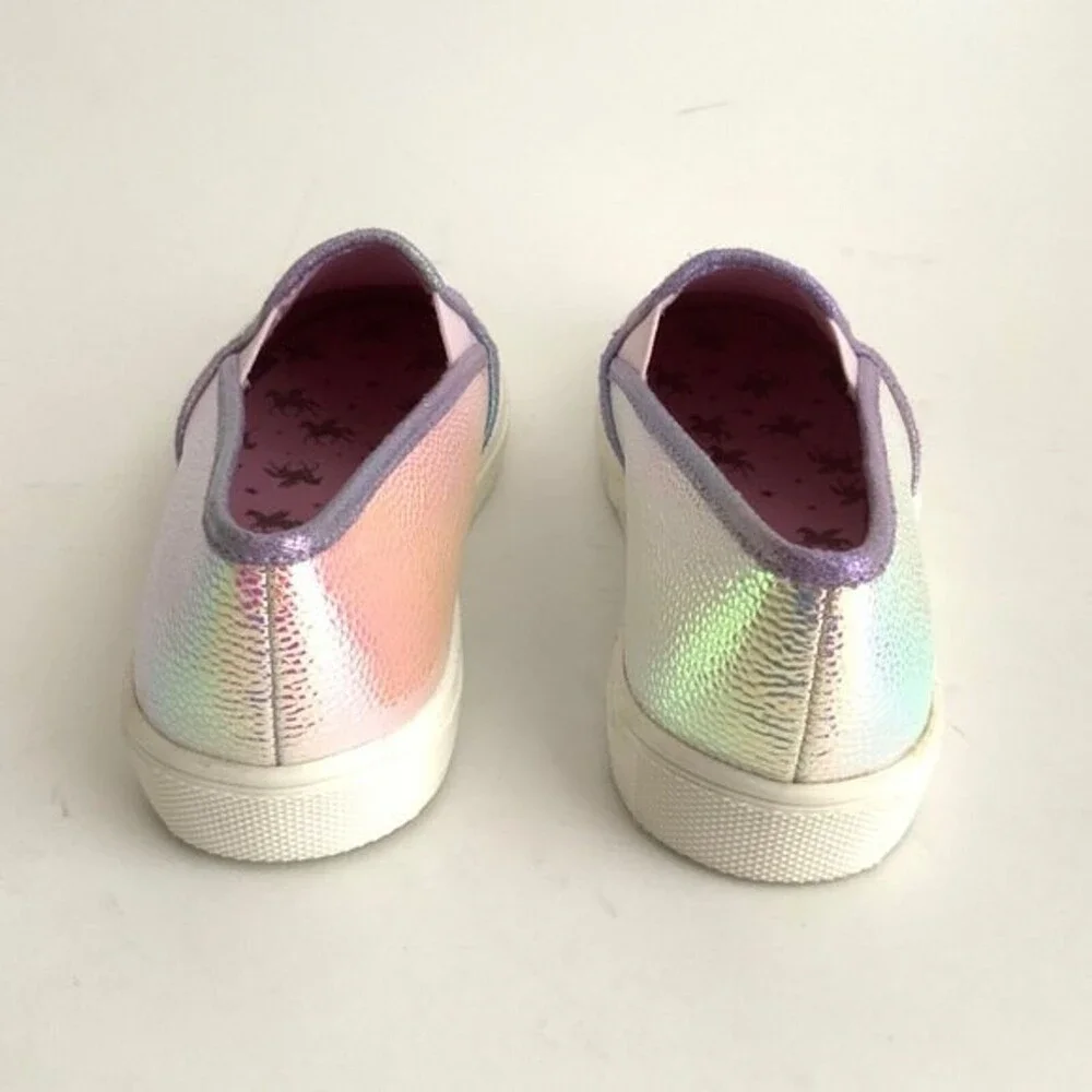 Wonder Nation Iridescent Slip-on Loafers Girls 2